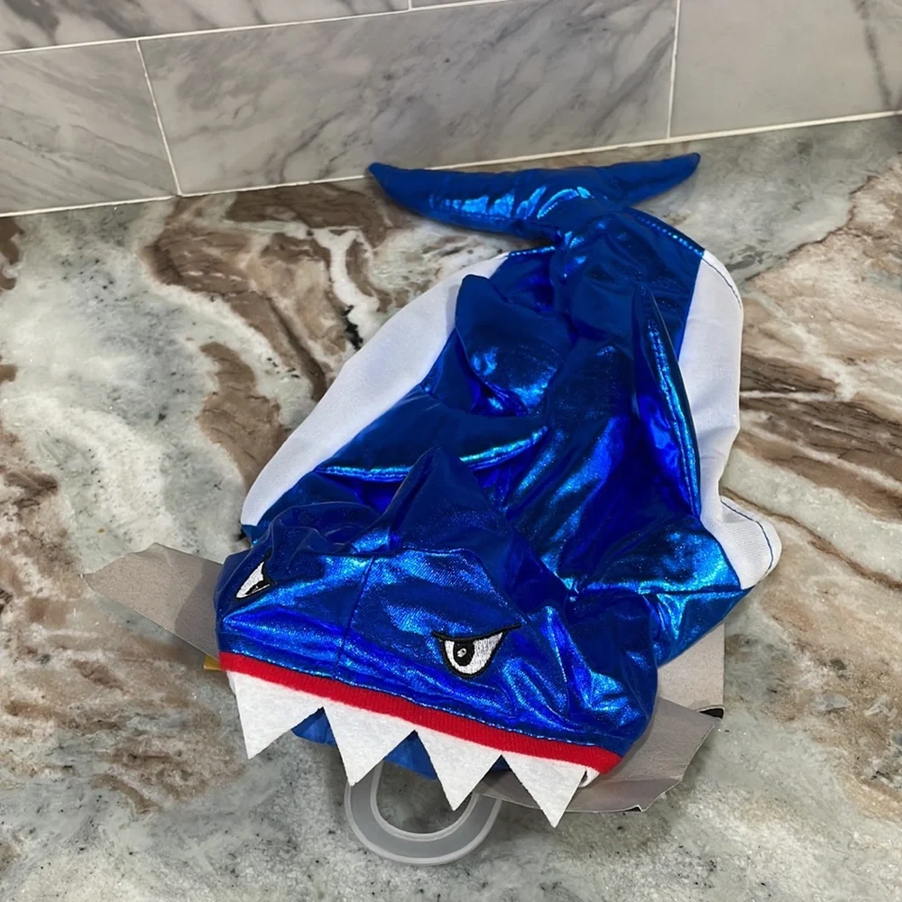 Killer SHARK Halloween Dog Cat Pet Costume - Size S Small Vibrant Life NEW